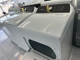 Sets washer and dryer used whit waranthy
