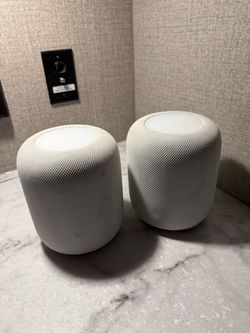 Pair of Apple HomePod 2nd Gen — White — $399 OBO