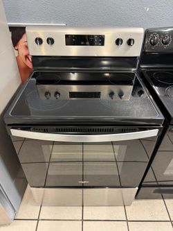 Stainless steel glass top stove warranty included ✅