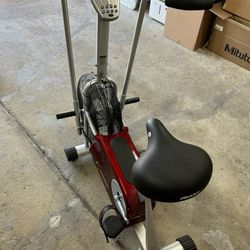 Marcy Air-Resistance Exercise Fan Bike With Dual Acction Handlebars