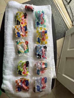 Vintage 1(contact info removed) McDonald's Hot Wheels Lot of 9 - Sealed Happy Meal Toys