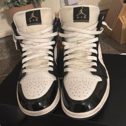 Jordan 1 platent Gold & black