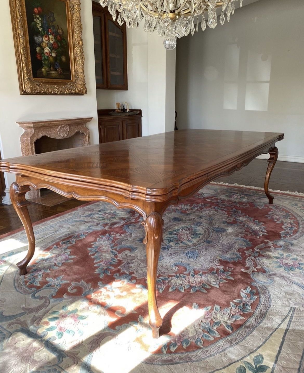 Beautiful Antique French Dining Table Imported 