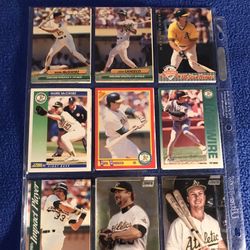 Mark McGwire Jose Canseco A’s Baseball Cards 