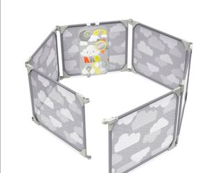 Big Skiphop baby pet gate mesh enclosure playpen