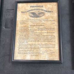 United States Captain Promotion Certificate 