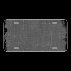 License Plate Novelty Car Front Blackboard Chalkboard Black Design