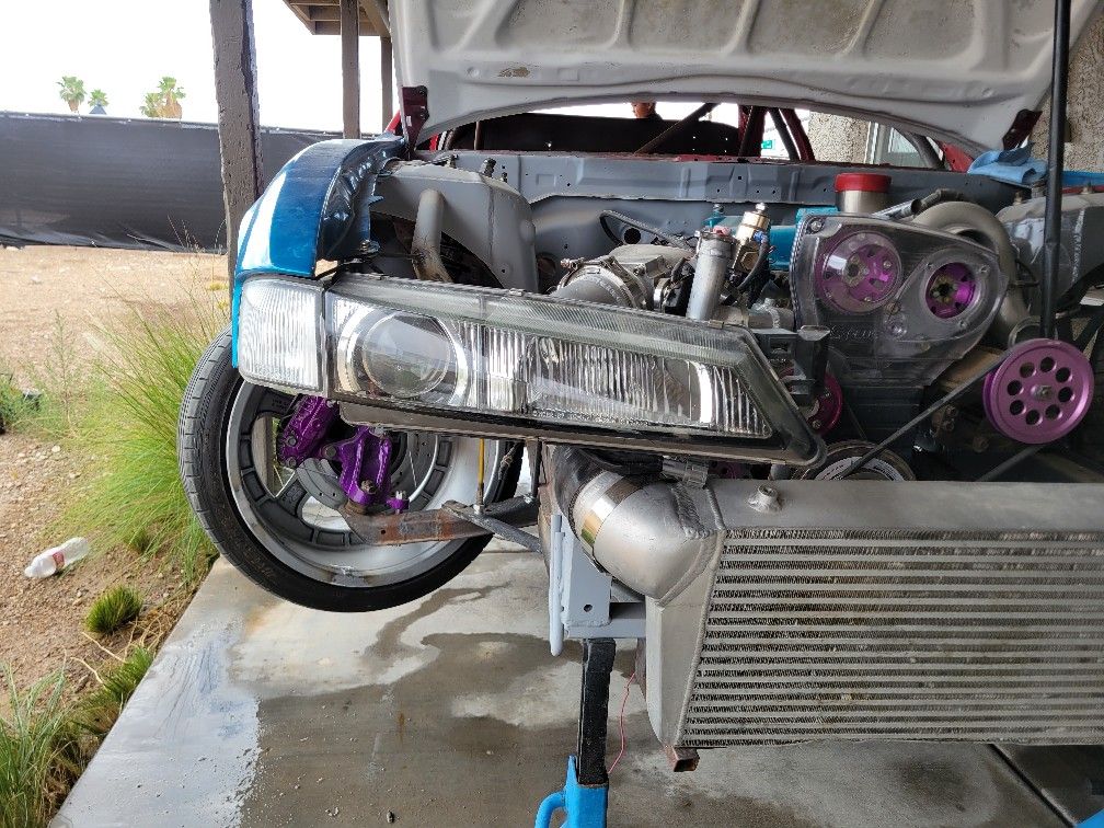 Nissan S14 Kouki OEM glass Headlights.