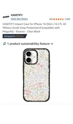 CASETiFY Impact Case for iPhone 16 [Slim / 8.2 ft. 4X Military Grade Drop Protec
