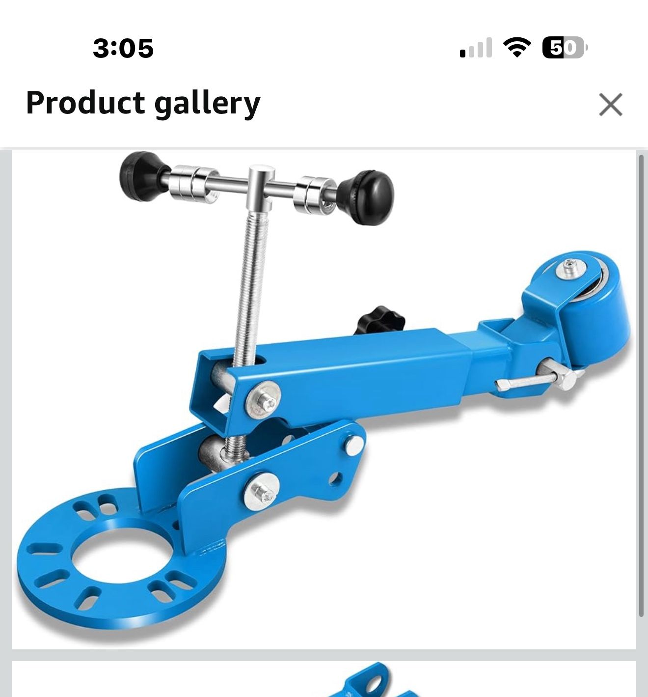 New in box DNA MOTORING TOOLS-00249 Fender Roller Reforming Extending Tool Heavy Duty Wheel Arch Roller Flaring Former for Automobile Maintenance, Blu
