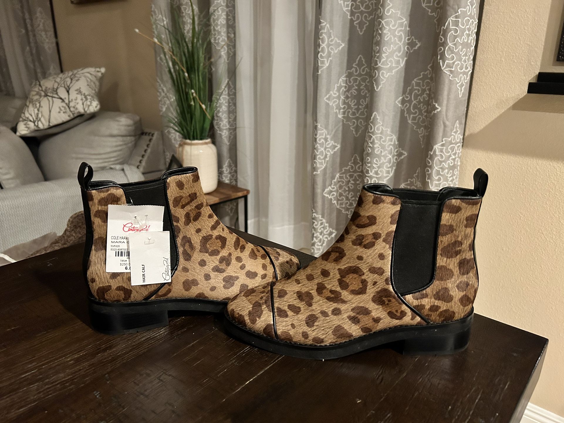 Cole Haan Ankle Fur Boots