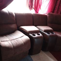 Leather Like Sofa Recliner 