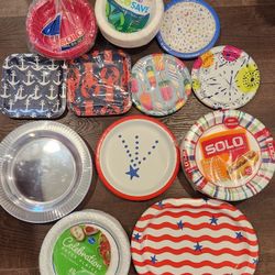 New unused disposable/single-use 222 plates & 47 bowls, all for $15