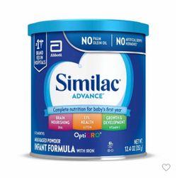 7 Cans for $100 Similac Advance Infant Formula 12.4 oz