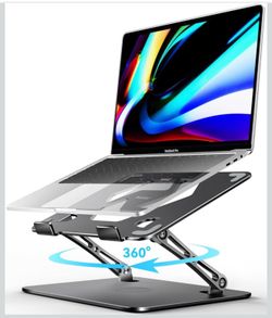 Adjustable Laptop Stand 360 Rotating Base for Laptops