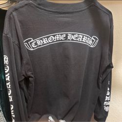 Chrome Hearts Black Long Sleeve T-Shirt