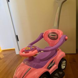 Toddler Push Car with Removable Handle