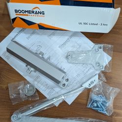 Boomerang D703 Designer Auto Commercial Door Closer Silver
