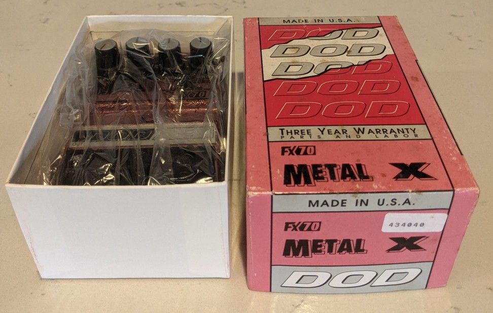 Vintage DOD FX70 Metal X Distortion Pedal