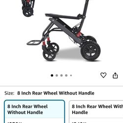 Hopelight Portable Folding Wheelchair (Only 14lbs) - Travel Wheelchair With (SR) MSRP: $239.0 - New 