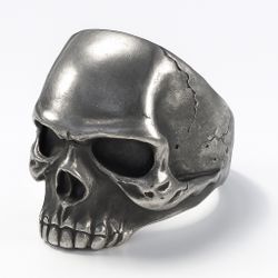 Skull Ring Sterling Silver 