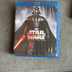 Star Wars The Complete Saga Blue Ray DVD’s
