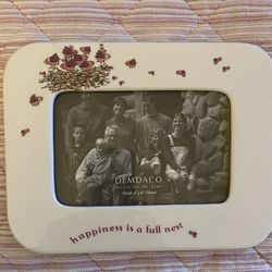 Demdaco Happiness Is A Full Nest  4x6 Frame 