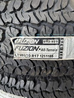 Fuzion LT285/70R17 Brand New Tires