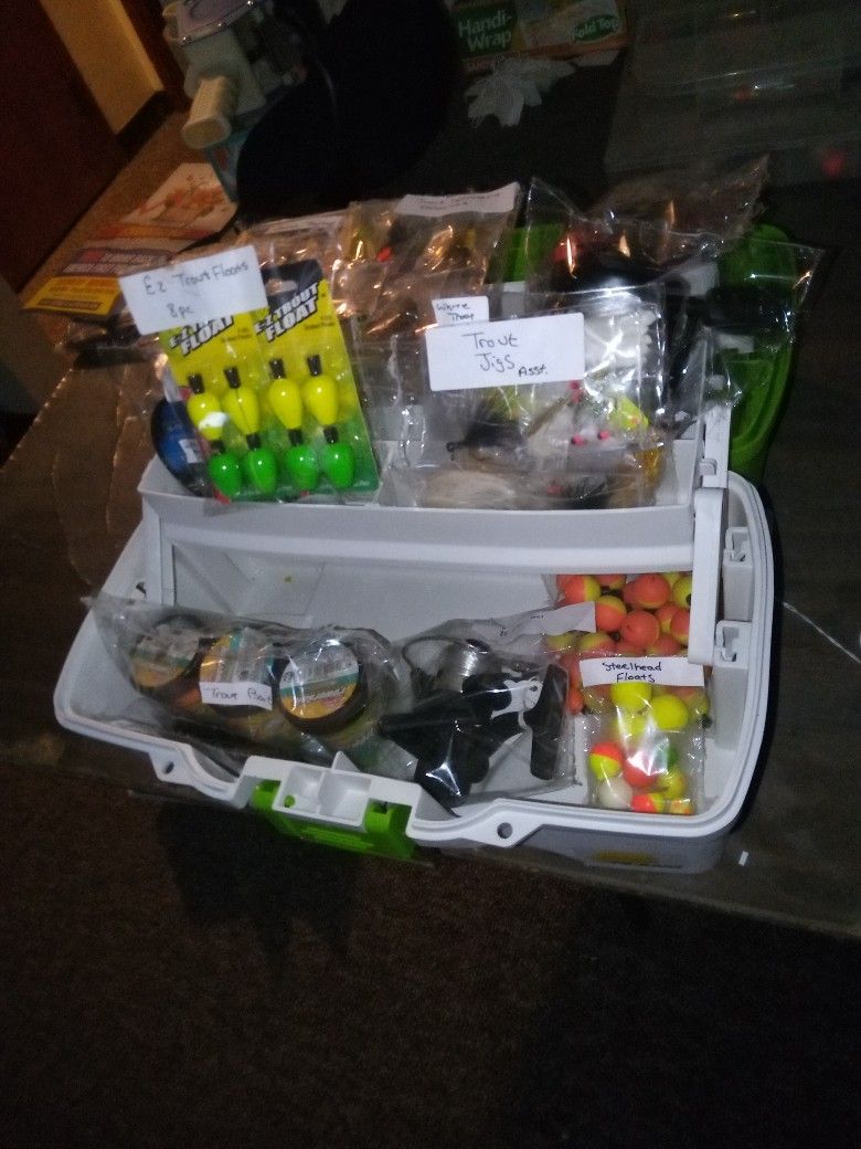 Tackle Box Full Of Items