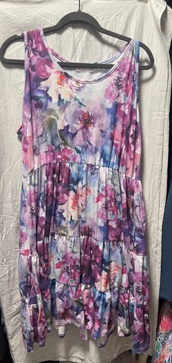 Tiered Floral Dress
