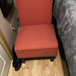 Orange Slipper Chair