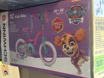 Schwinn Paw Patrol Skye Girls Kids 12” Bike, Ages 2 to 4, Pink