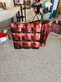 FLOOR VASE SET