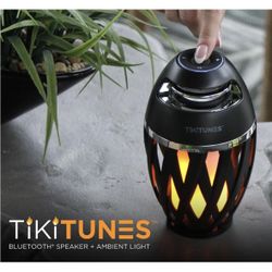 Tiki Tunes With LED Flame 