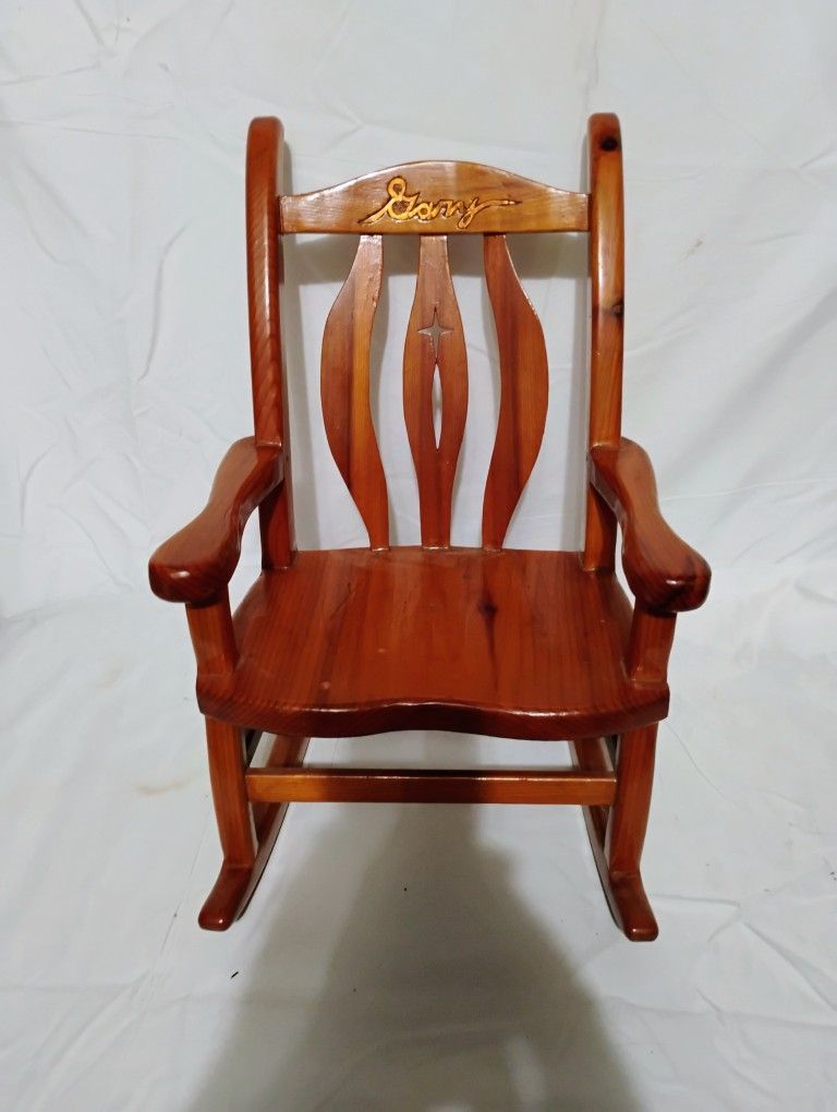 Kids Wooden Rocking Chair