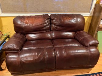 Leather couch