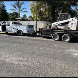 Truck & Dump Trailer Combo 2002 Ford F-250 7.3 Diesel