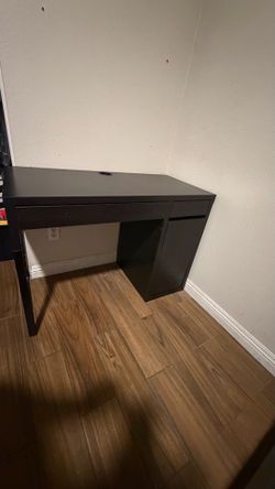 Black desk