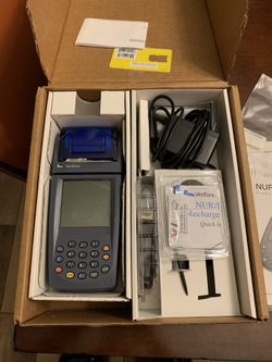 New Verifone Nurit 8000 Credit Card Machine with Accessories