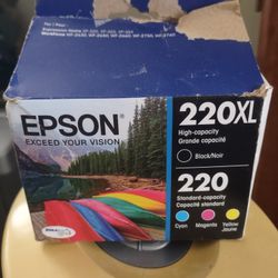 Epson Ink 220XL Black And Color.
