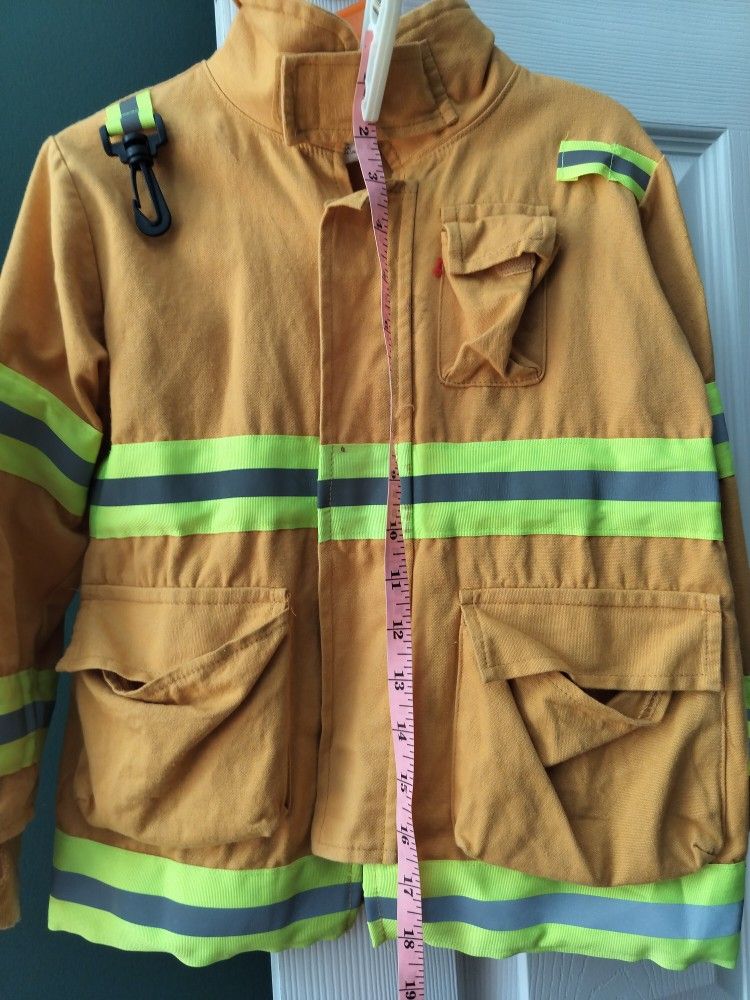 kid's firsmen costume for Halloween