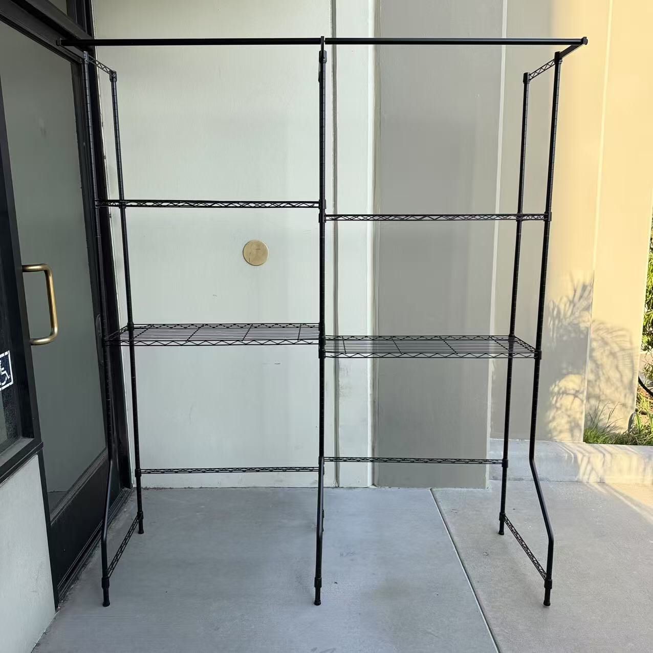 New In Box 66x21x77 Inch Tall Garage Storage Shelf Clothes Drying Rack Over The Washer and Dryer Adjustable Shelves Laundry Room Organizer