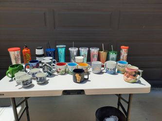 Starbucks and Disney Coffee Cups