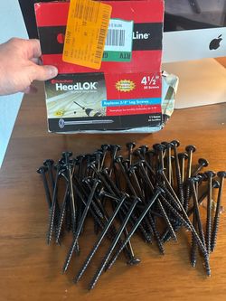FastenMaster HeadLOK 4-1/2” Structural Wood Screws – 50 Count