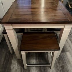 Table And  4 Stools