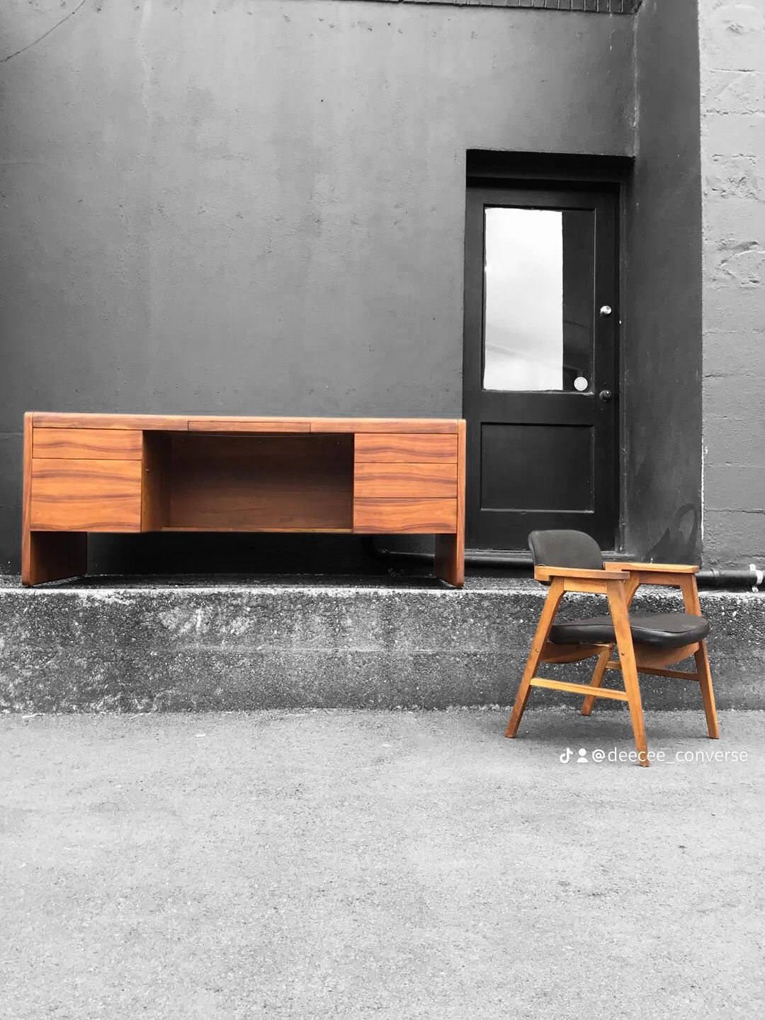 Stunning MCM Walnut Executive Desk, Restored With Love 💕