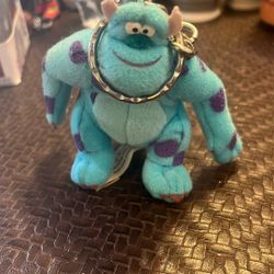 Disney Monsters Inc SULLY Sullivan Mini 3.5" Plush Doll Keychain