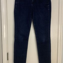 Calvin Klein Womens Curvy Skinny Size 27/4 Blue Jeans