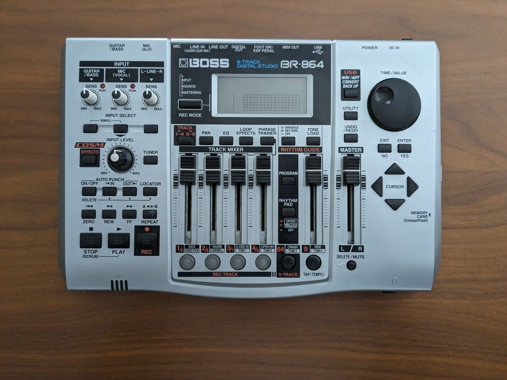 Boss BR-864 8 track Digital Recorder.