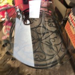 Glass Table Set 